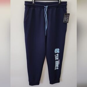💙🏀 UNC Tar Heels Men's Navy Joggers – Size Large – New With Tags NWT college
